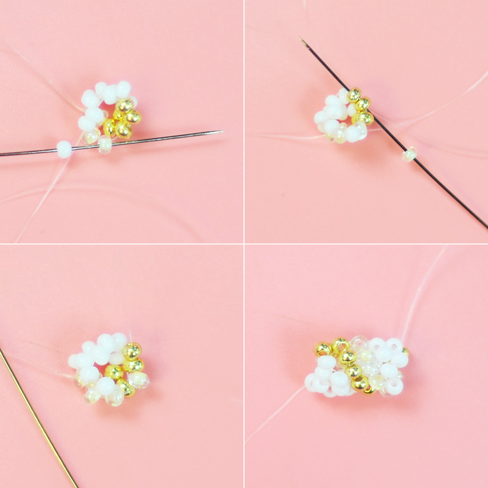 Браслет из бисера в винтажном стиле