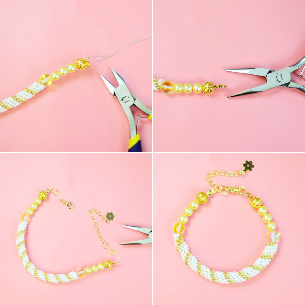 Браслет из бисера в винтажном стиле