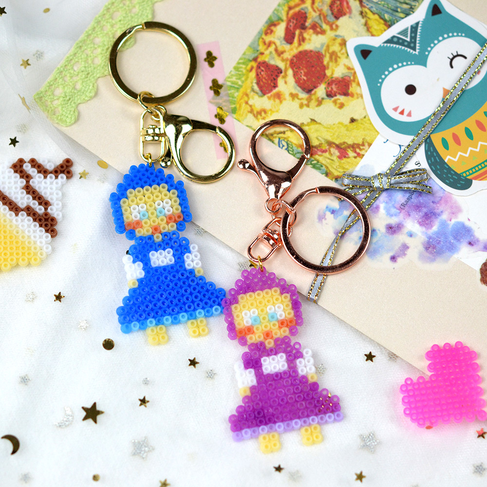 Брелок с подвеской из бусин в форме милой девушки-1