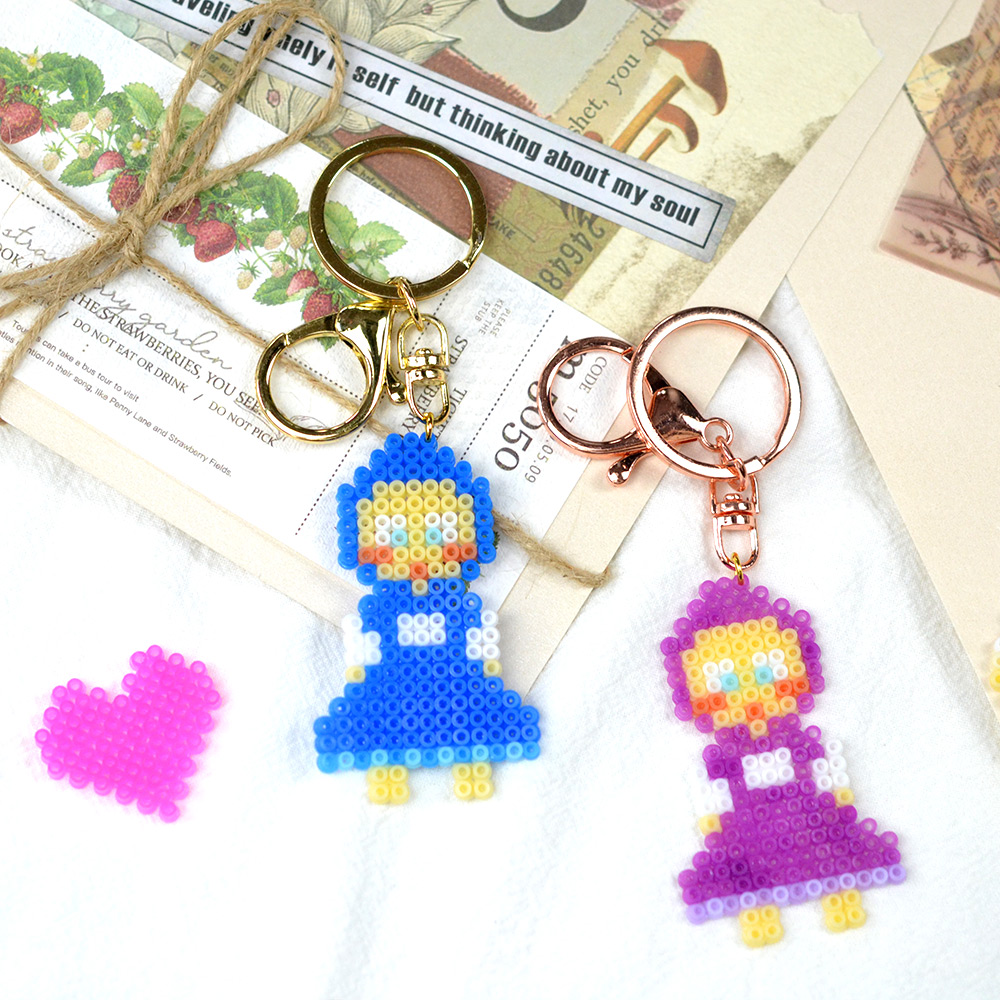 Брелок с подвеской из бусин в форме милой девушки-6