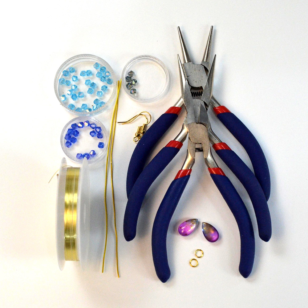 PandaHall Selected мастер-класс по изготовлению серег-каплевидной подвески с обмоткой-2