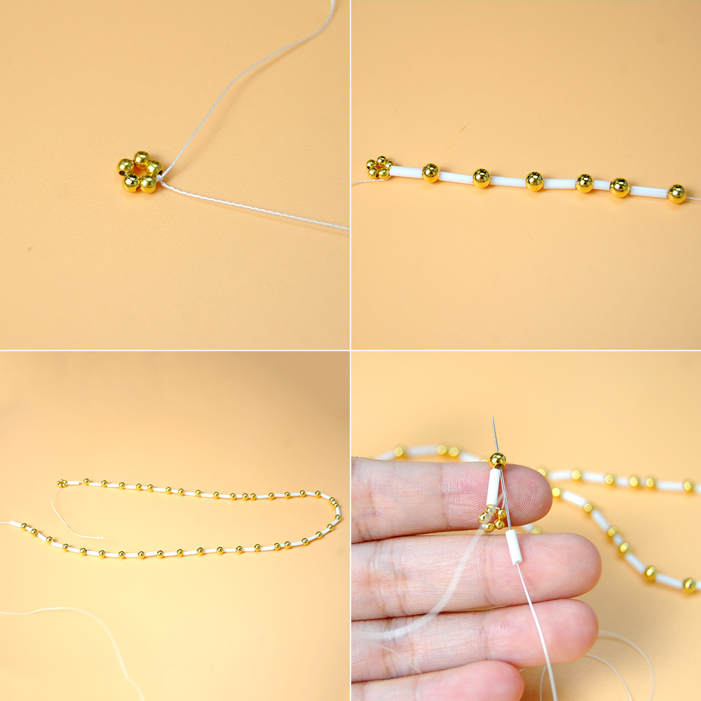 PandaHall Selected идея колье из стекляруса и бисера-3