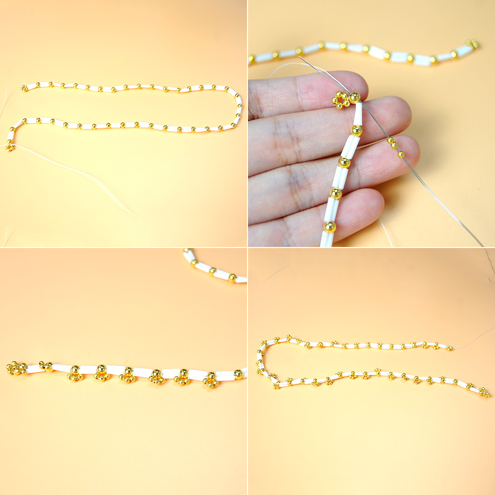 PandaHall Selected идея колье из стекляруса и бисера-4