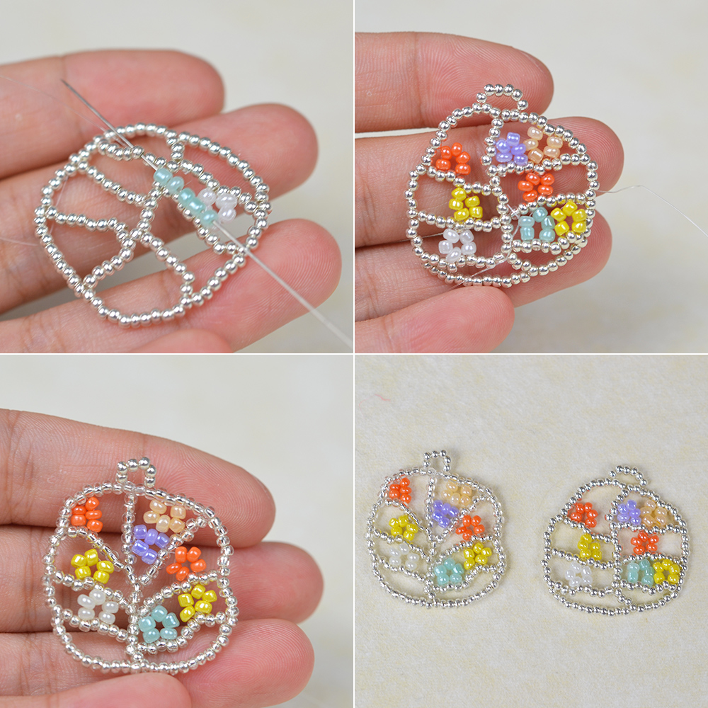 PandaHall Selected идея сережек из бисера-5