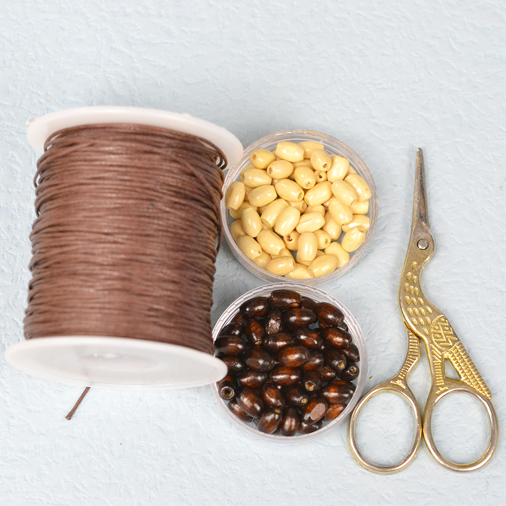 PandaHall Selected идея браслета из деревянных бусин-2