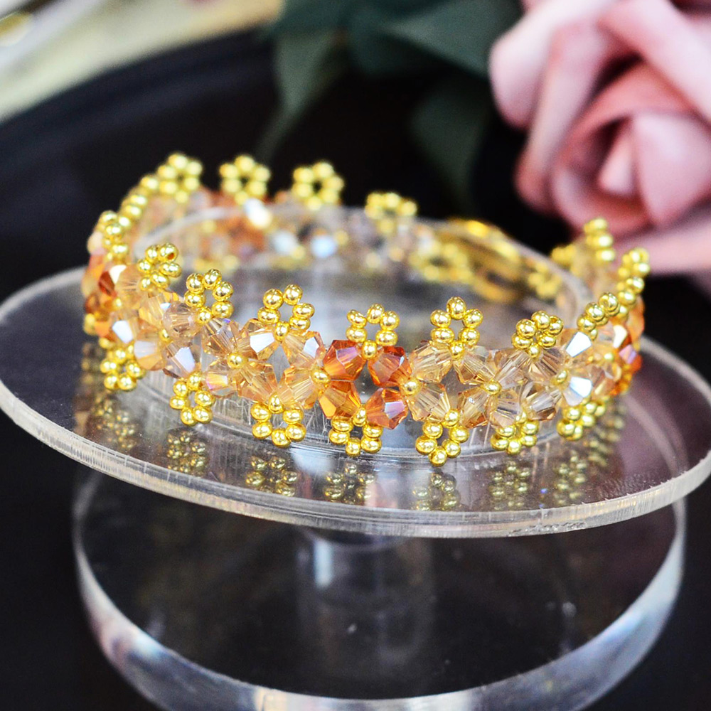 PandaHall Selected мастер-класс по изготовлению браслета из бисера.-1