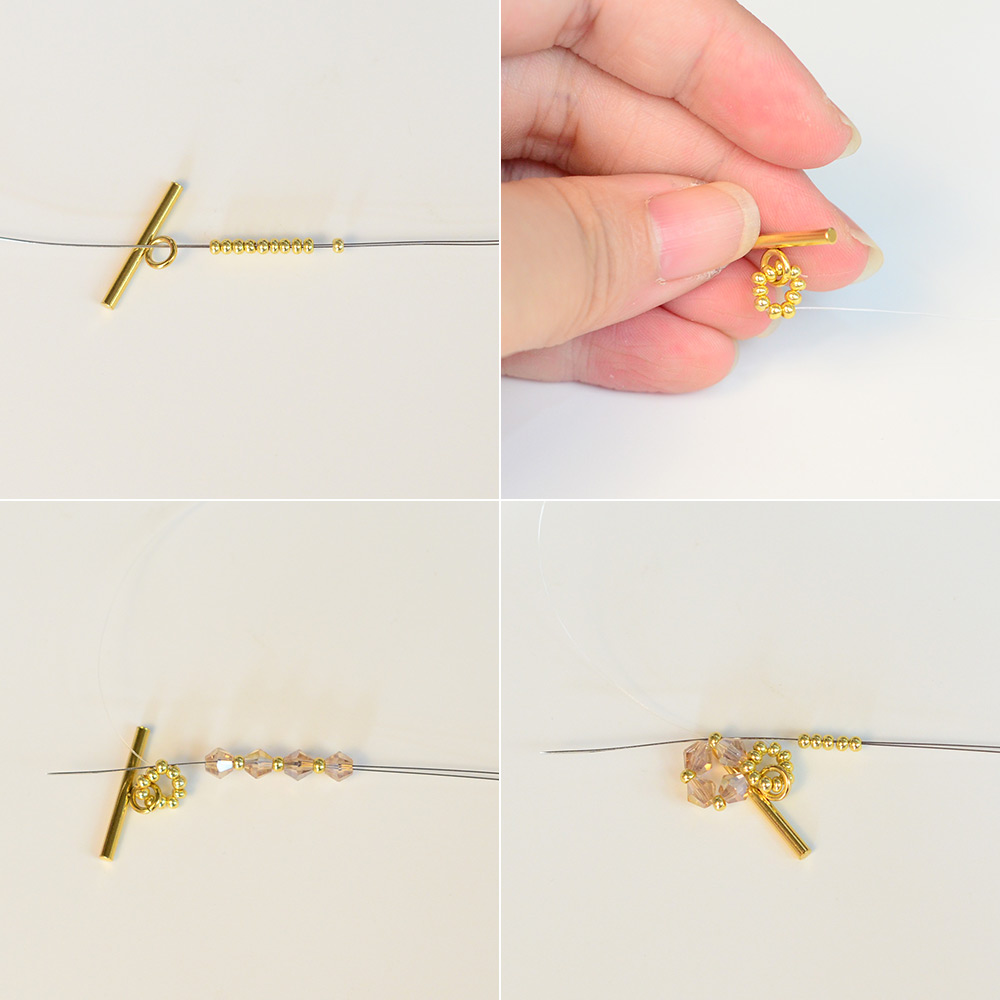 PandaHall Selected мастер-класс по изготовлению браслета из бисера.-3