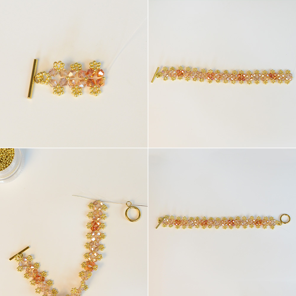 PandaHall Selected мастер-класс по изготовлению браслета из бисера.-5