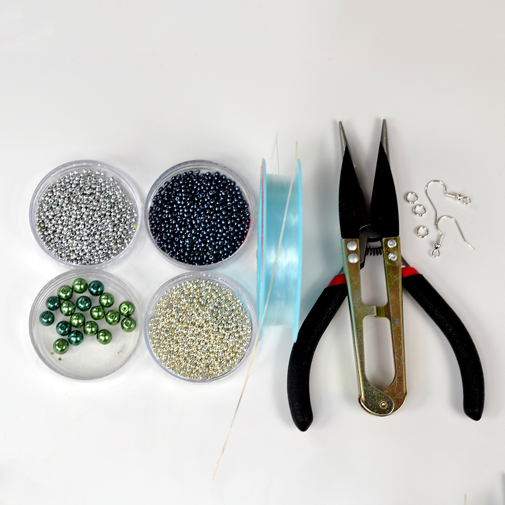 PandaHall Selected мастер-класс по серьгам из жемчужных бусин-2