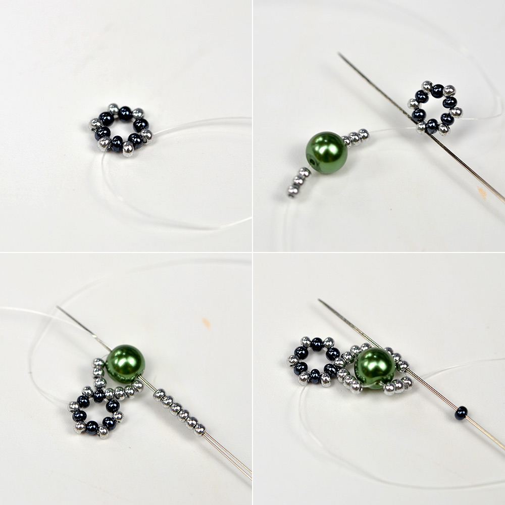 PandaHall Selected мастер-класс по серьгам из жемчужных бусин-3