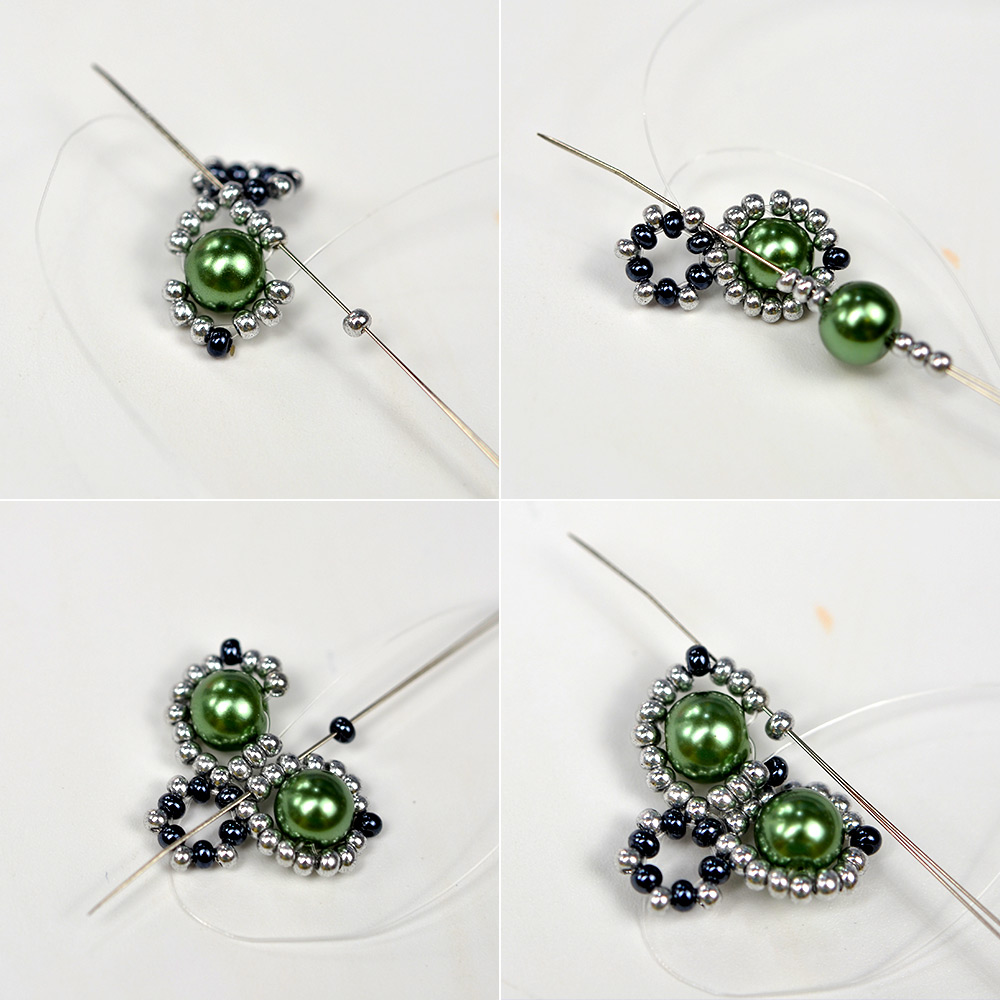 PandaHall Selected мастер-класс по серьгам из жемчужных бусин-4