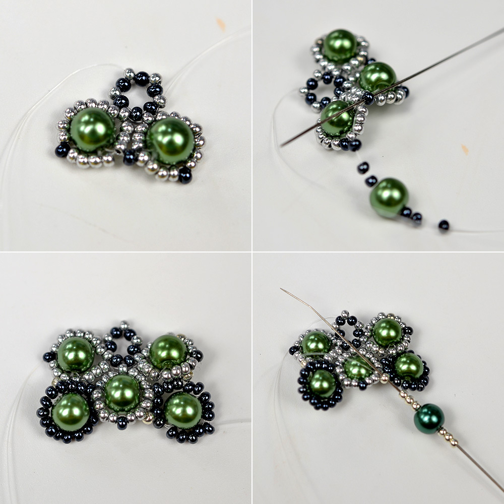 PandaHall Selected мастер-класс по серьгам из жемчужных бусин-5