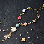 Original Designed Flower Pendant Necklace