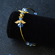Bracelet de perles d'aile d'ange