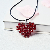 Ожерелье с подвеской в форме сердца на День святого Валентина