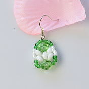 Cute Earring with Double Hole Beads
