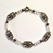 Bracelet simple en perles de style antique