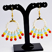 Ethnic Style Colorful Earrings