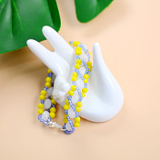 Bracelet en perles tricolores
