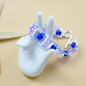 Bracelet de perles bleues