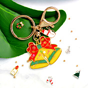 Weihnachtsglocken-Schlüsselanhänger aus UV-Harz