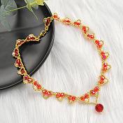 Romantic Crystal Beaded Necklace