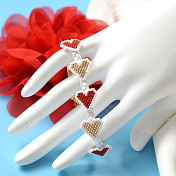 Fuse Beads Heart Bracelet