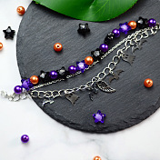 Multi-strand Bracelet with Halloween Pendant