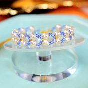 Bracelet perlé de perles_