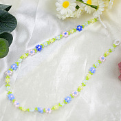 PandaHall Selected Idea on Beaded Flower Necklace