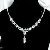 PandaHall Selected Idea on Beaded Necklace with Teardop Glass Pendant