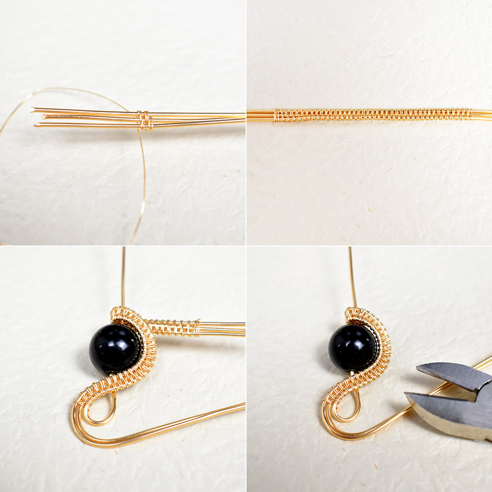 Серьги из проволоки