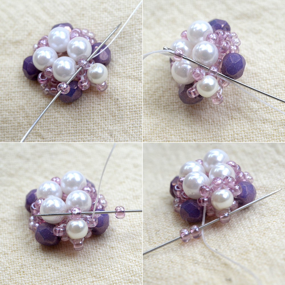 PandaHall Selected идея с серьгами с квадратными жемчужинами-5