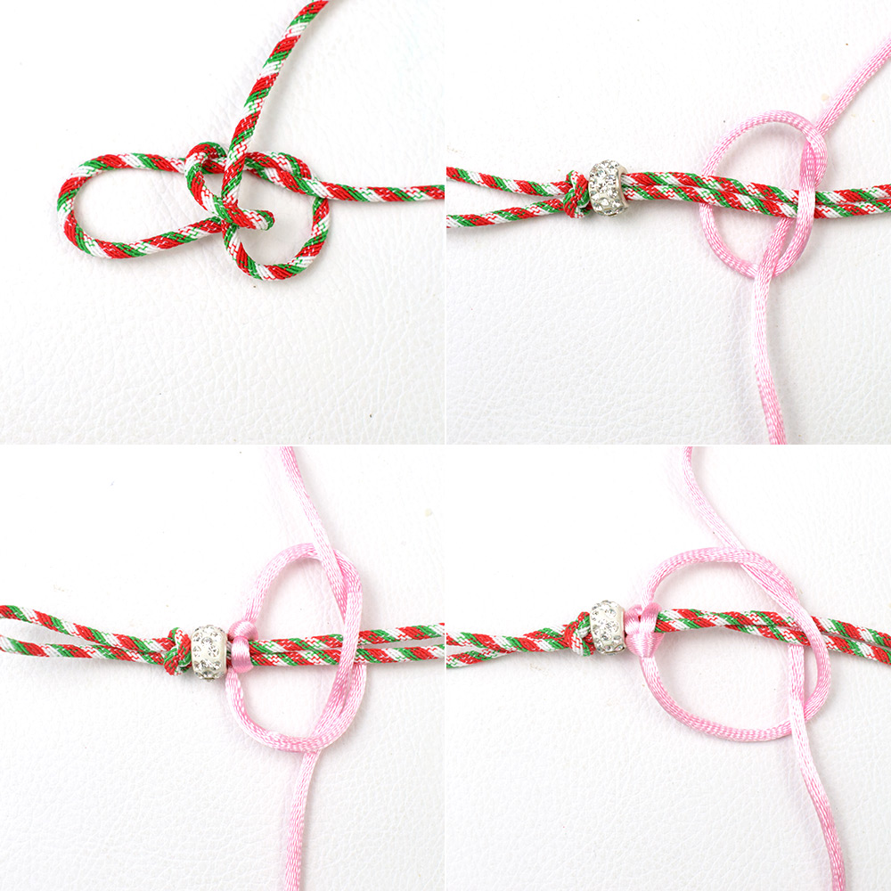 Елочное украшение в технике макраме-3