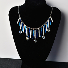 Charming Beaded Tassel Necklace