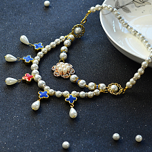 2-Strand Pearl Bead Necklace