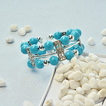 Charming Double Turquoise Bracelet