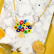 Nosegay Beaded Necklace