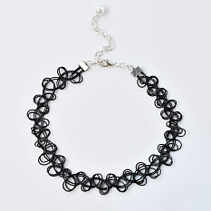 Cool Black Tattoo Necklace