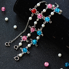 Original gestaltete Perlenkettenarmbänder