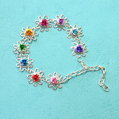 Bracelet de fleurs simple fait à la main