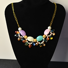Fresh Beaded Chain Necklace