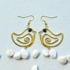 Cute Chick Wire Wrapped Earrings