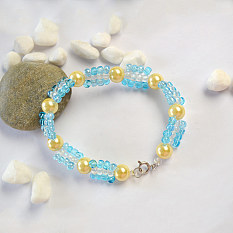Bracelet with Pearl and Seed Beads