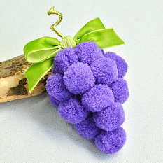 Pompom Grape Ornaments