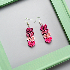 Heart-shaped Earrings for Valentine's Day