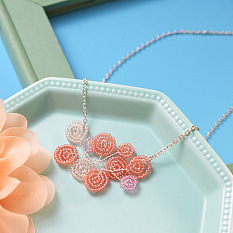 Seed Beads Lollipop Necklace