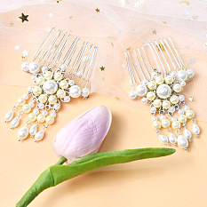 Elegantes accesorios para el cabello de perlas