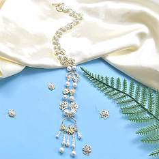 Exquisito collar colgante de perlas original
