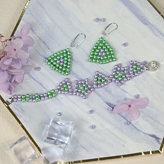 PandaHall Selected Tutorial sobre juego de joyas con cuentas de perlas con forma geométrica